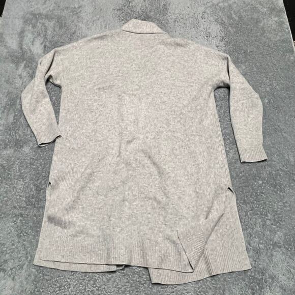 ATHLETA Spirit Wool Cashmere Wrap Cardigan Sweater Womens Gray Medium - Picture 3 of 9
